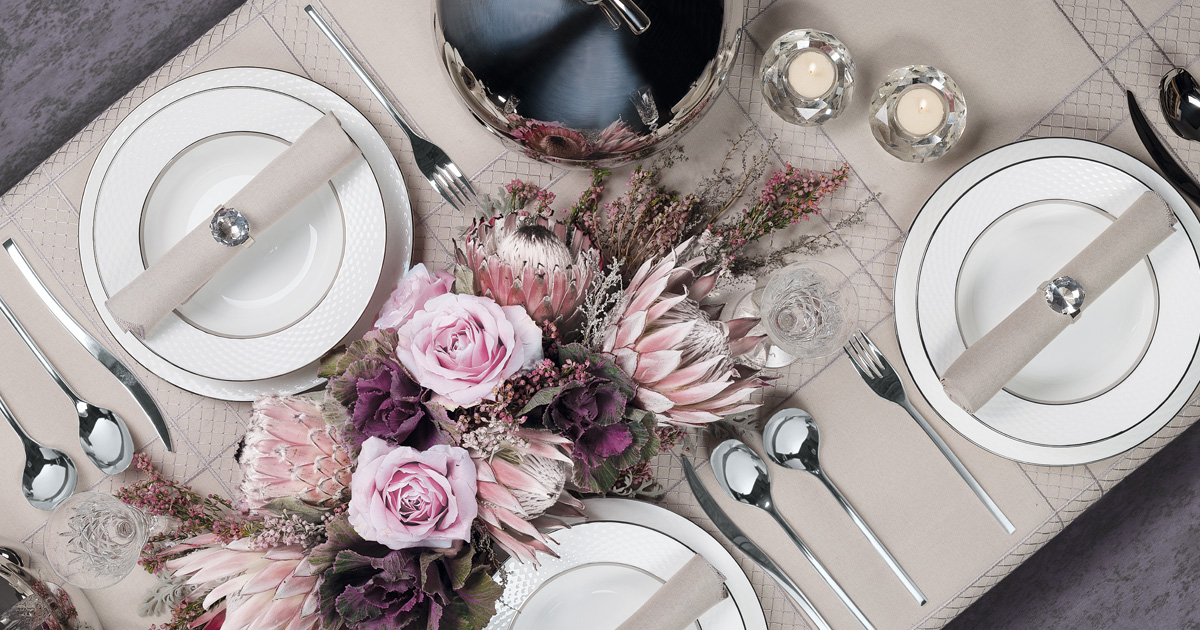 Cutlery on sale and crockery